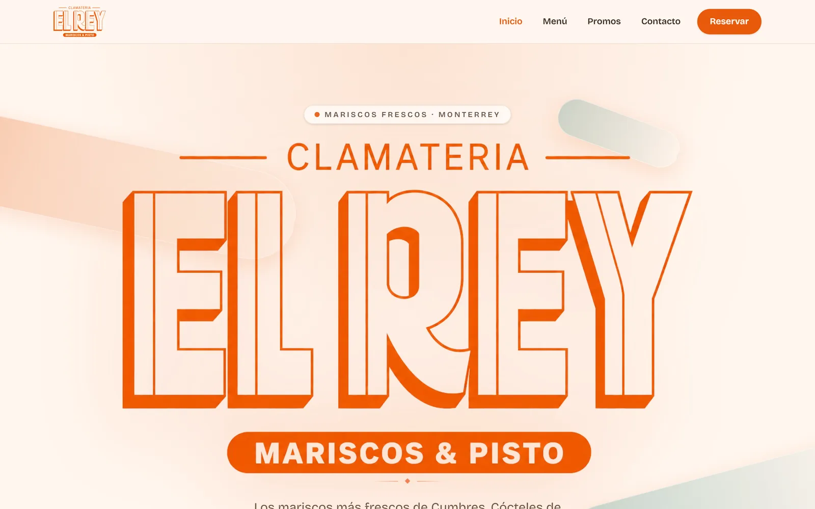 Sitio web de El Rey Clamatería